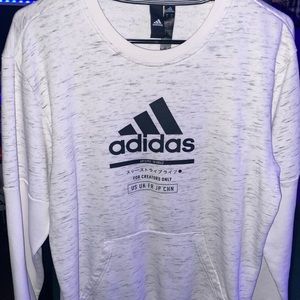 Adidas Mens Sweatshirt Black and White